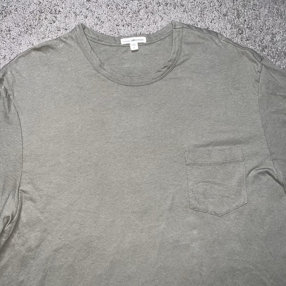 James Perse Lightweight Jersey Pocket Tee Men's Size 1 Small Minimalist Fashion